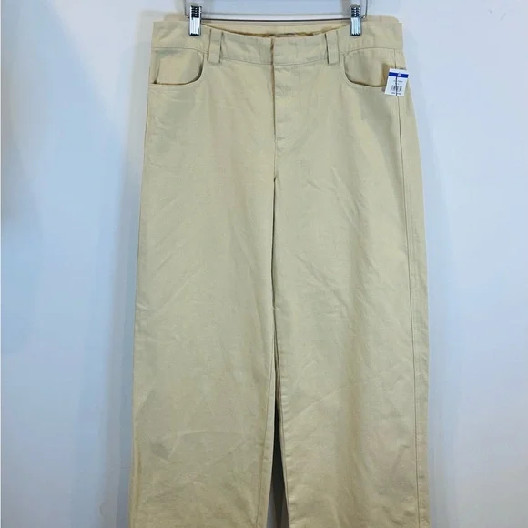 Vince Women's Washed Twill Wide Leg Pants NWT Size 10 - Picture 7 of 9
